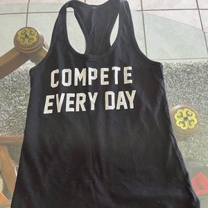 Compete every day black tank